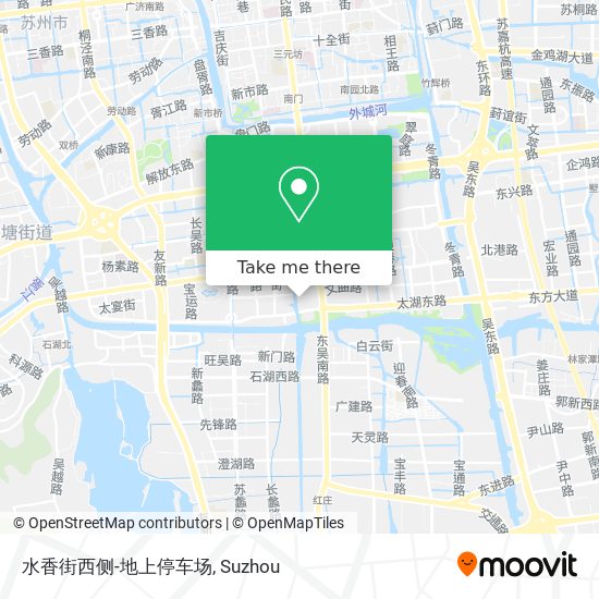 水香街西侧-地上停车场 map