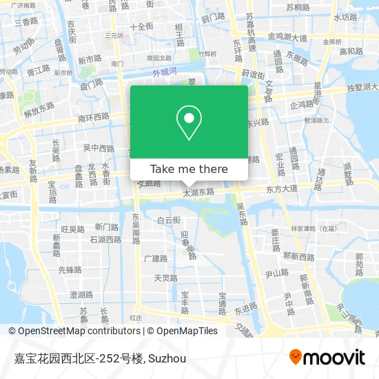 嘉宝花园西北区-252号楼 map