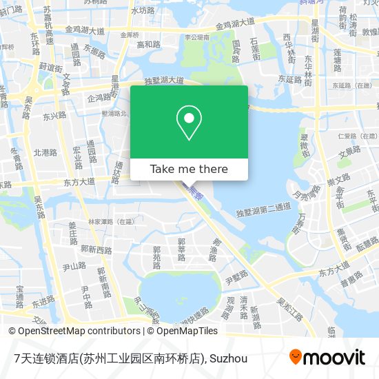 7天连锁酒店(苏州工业园区南环桥店) map