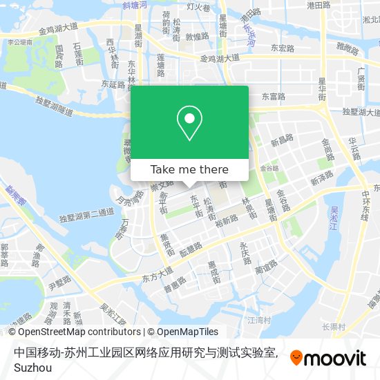 中国移动-苏州工业园区网络应用研究与测试实验室 map