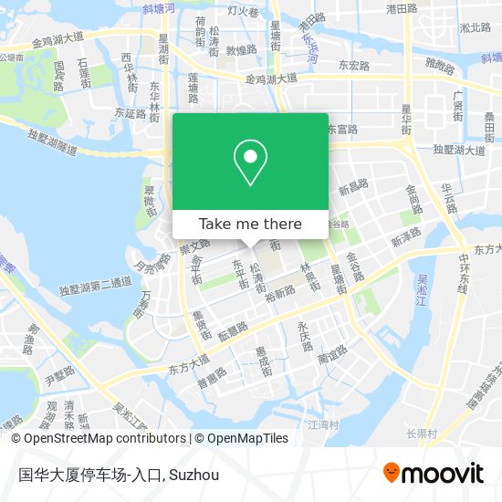国华大厦停车场-入口 map