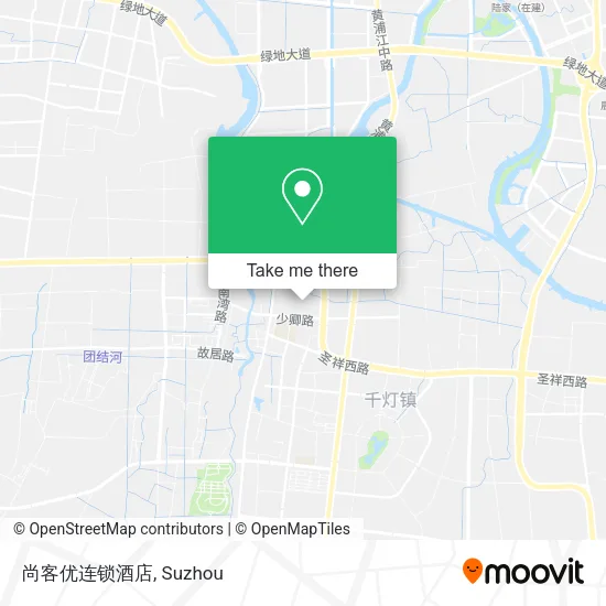 尚客优连锁酒店 map
