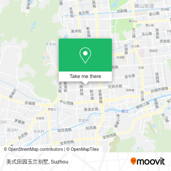 美式田园玉兰别墅 map