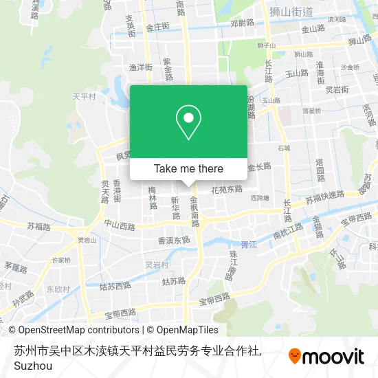 苏州市吴中区木渎镇天平村益民劳务专业合作社 map