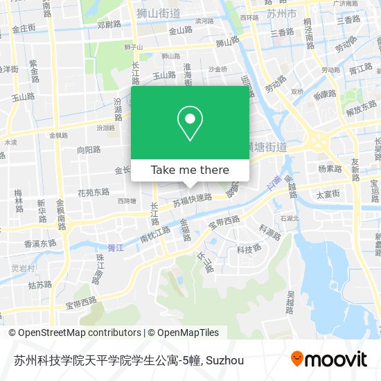 苏州科技学院天平学院学生公寓-5幢 map