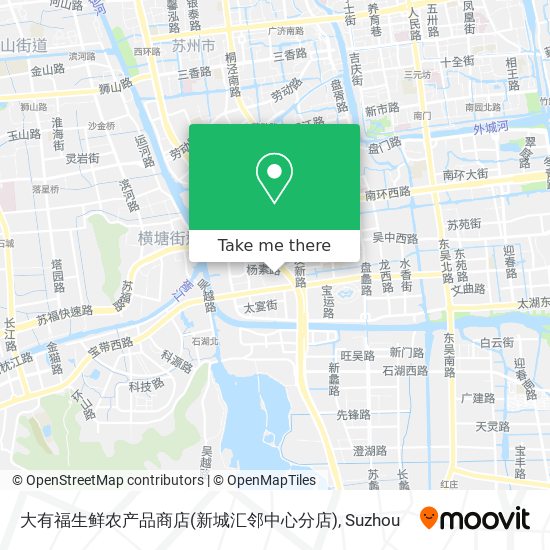 大有福生鲜农产品商店(新城汇邻中心分店) map