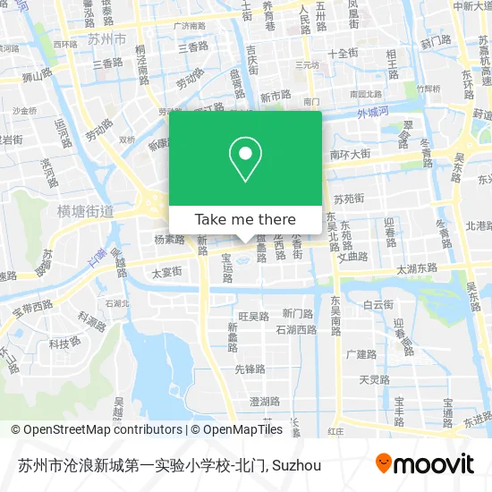 苏州市沧浪新城第一实验小学校-北门 map