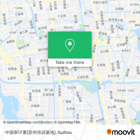 中国审计署(苏州培训基地) map
