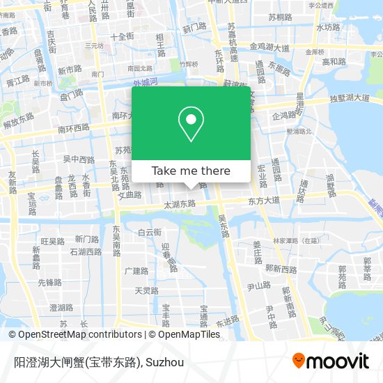阳澄湖大闸蟹(宝带东路) map