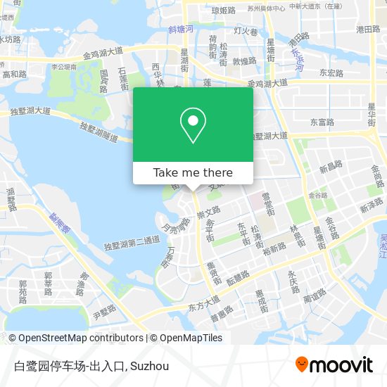 白鹭园停车场-出入口 map