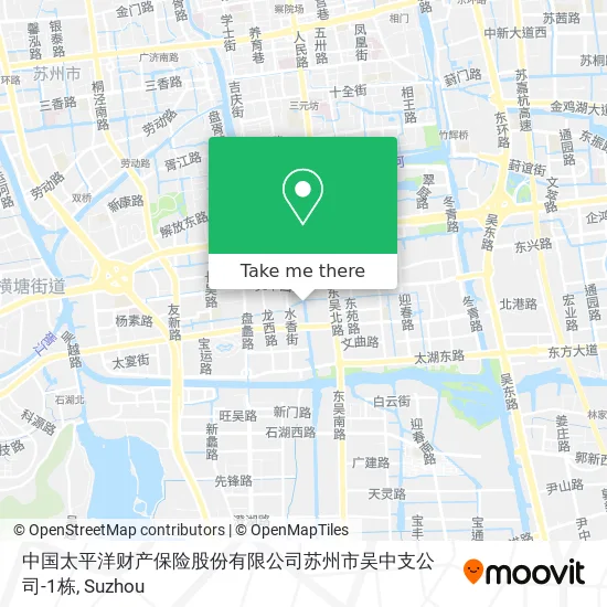 中国太平洋财产保险股份有限公司苏州市吴中支公司-1栋 map