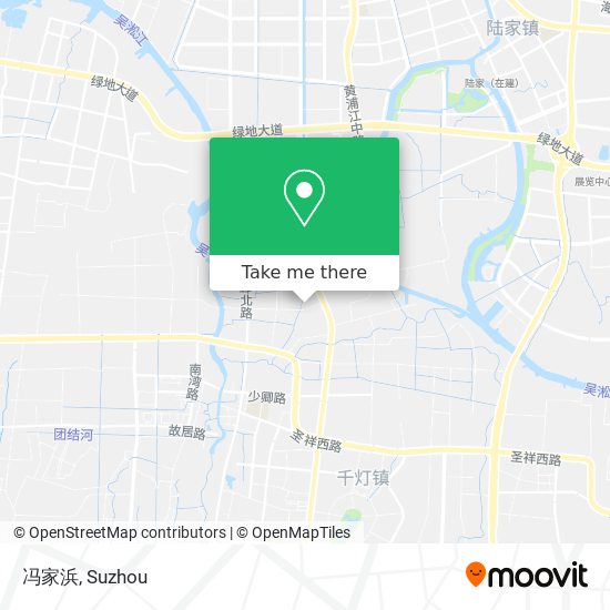 冯家浜 map