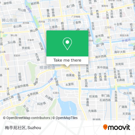 梅亭苑社区 map