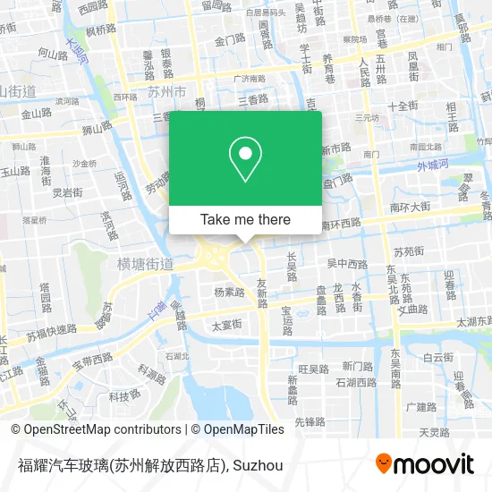 福耀汽车玻璃(苏州解放西路店) map