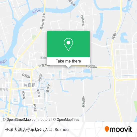 长城大酒店停车场-出入口 map