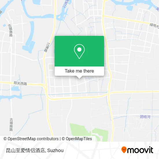 昆山至爱情侣酒店 map