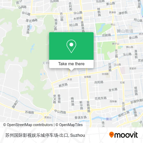苏州国际影视娱乐城停车场-出口 map