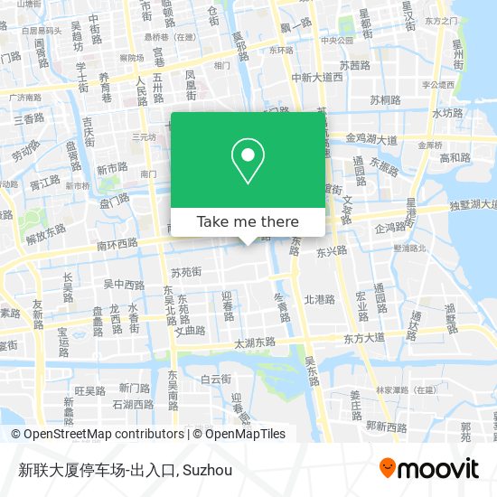 新联大厦停车场-出入口 map