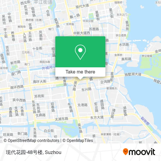 现代花园-48号楼 map