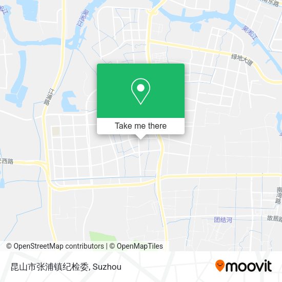昆山市张浦镇纪检委 map
