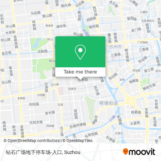 钻石广场地下停车场-入口 map