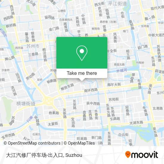 大江汽修厂停车场-出入口 map