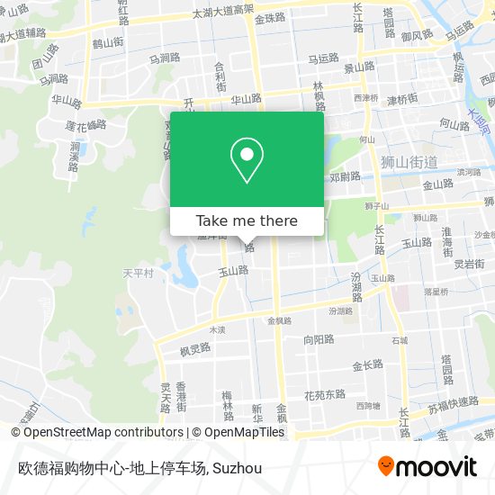 欧德福购物中心-地上停车场 map