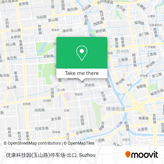 优康科技园(玉山路)停车场-出口 map