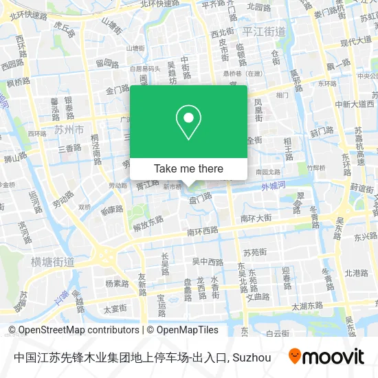 中国江苏先锋木业集团地上停车场-出入口 map
