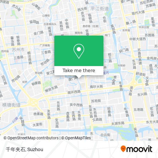千年夹石 map