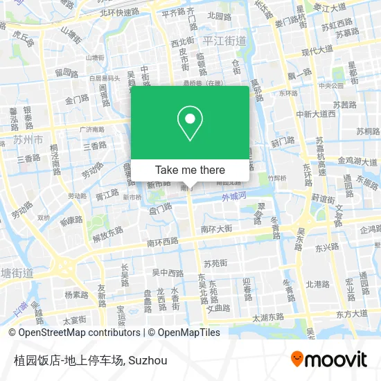 植园饭店-地上停车场 map