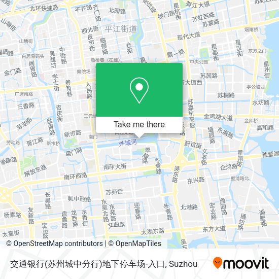 交通银行(苏州城中分行)地下停车场-入口 map
