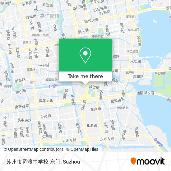 苏州市觅渡中学校-东门 map