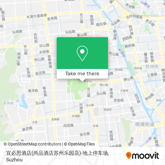 宜必思酒店(尚品酒店苏州乐园店)-地上停车场 map