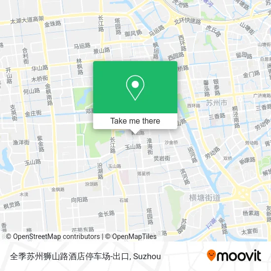 全季苏州狮山路酒店停车场-出口 map