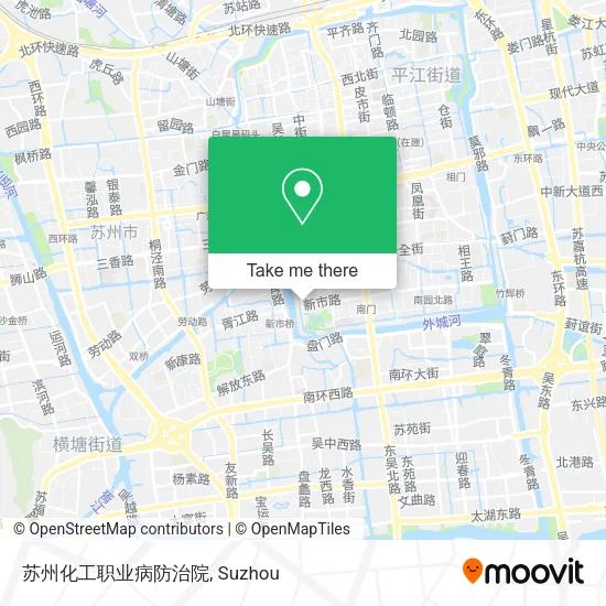 苏州化工职业病防治院 map