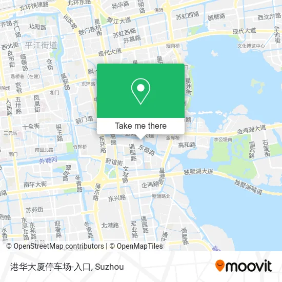 港华大厦停车场-入口 map