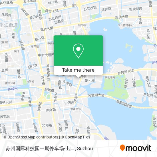 苏州国际科技园一期停车场-出口 map