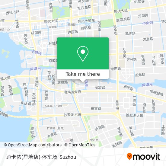迪卡侬(星塘店)-停车场 map