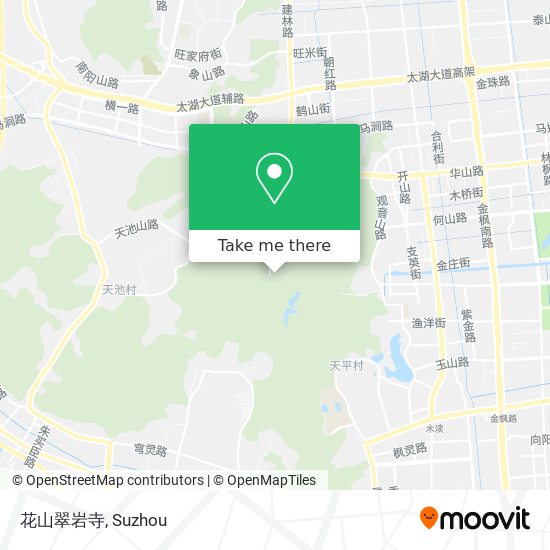 花山翠岩寺 map