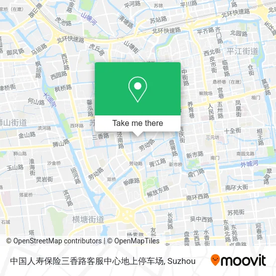 中国人寿保险三香路客服中心地上停车场 map