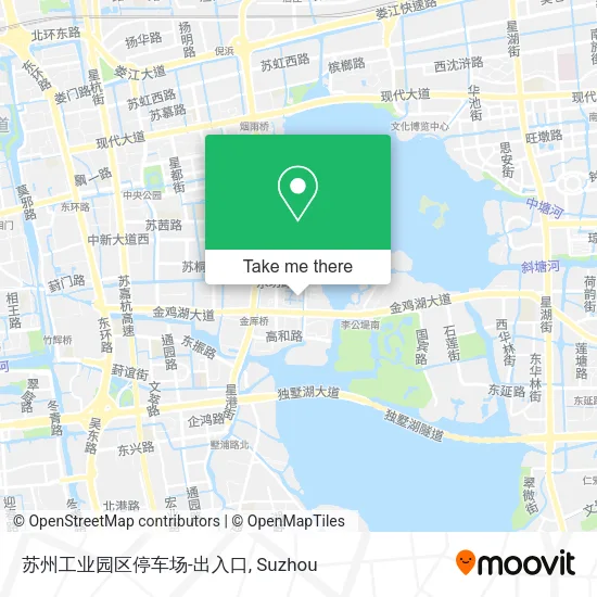 苏州工业园区停车场-出入口 map