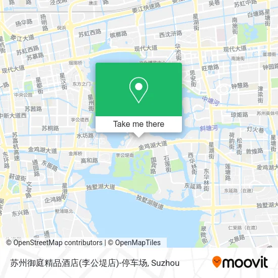 苏州御庭精品酒店(李公堤店)-停车场 map