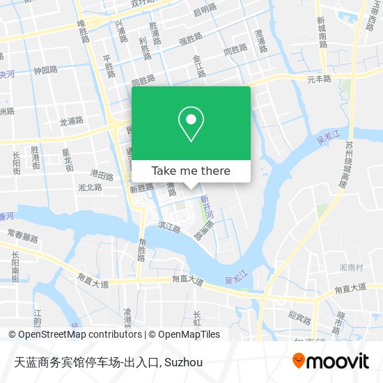 天蓝商务宾馆停车场-出入口 map