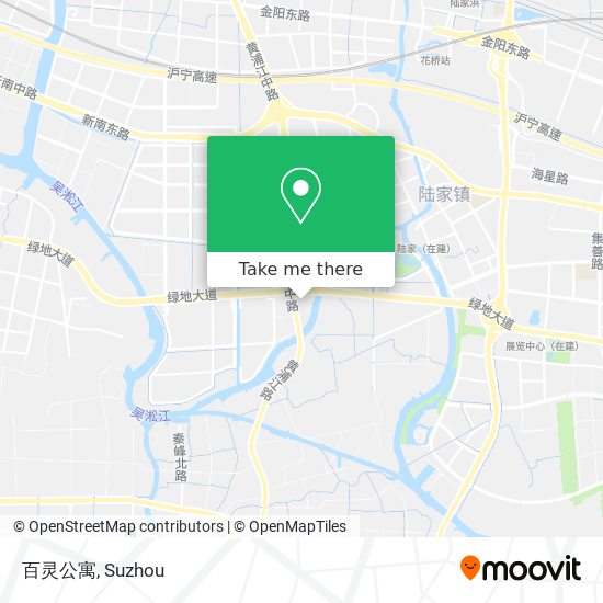 百灵公寓 map