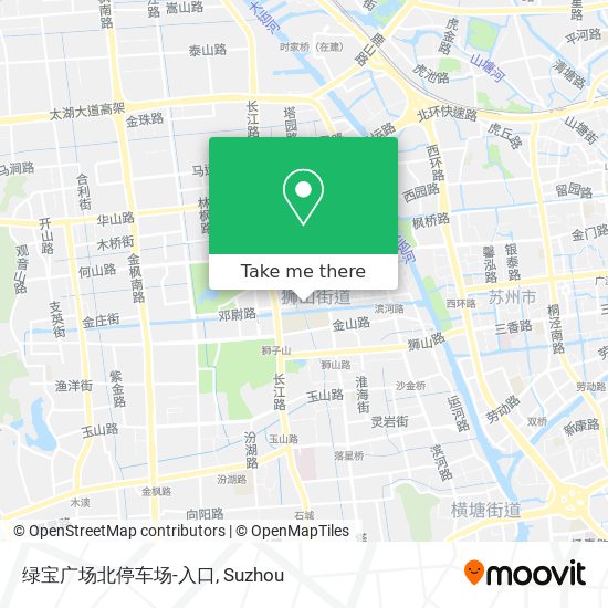 绿宝广场北停车场-入口 map