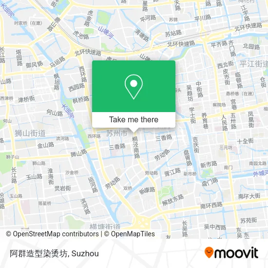 阿群造型染烫坊 map