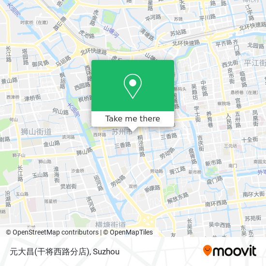 元大昌(干将西路分店) map