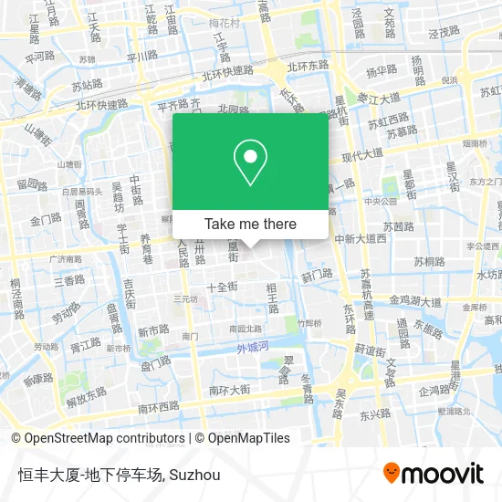 恒丰大厦-地下停车场 map
