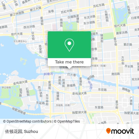 依顿花园 map